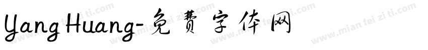 Yang Huang字体转换
